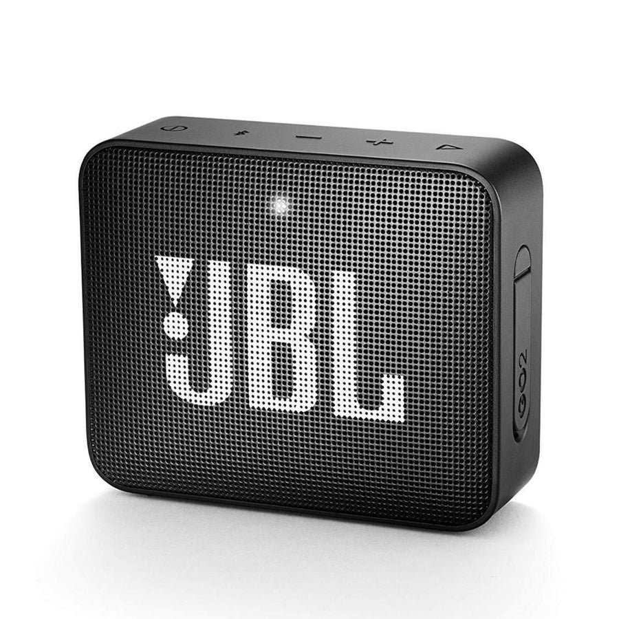Front view of JBL GO2 bluetooth speaker