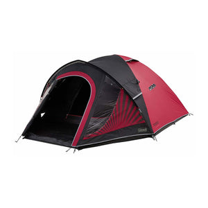 Front view of 3 person tent for rental