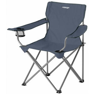 Front view of camping chair